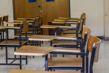 Empty Classroom Education 