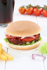 Hamburger Cola Getränk