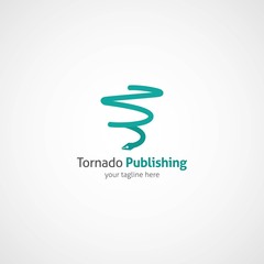 Tornado Logo Design Template.