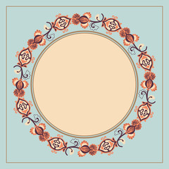 Romantic floral card
