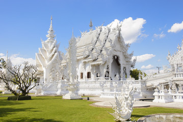 White temple in Thailand