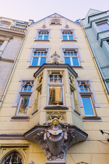 bay of a historical building in Aachen