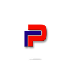 p, logo rp, letter p, icon p, symbol p, vector, alphabet, font, bussines