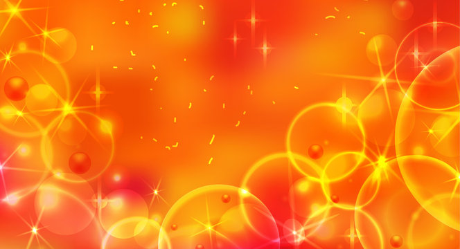 Colorful abstract festive background with  soft bokeh and lights. Vector illustration.