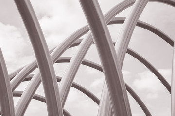 Metal Structure on Motorway