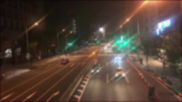 City lights,Blur nights
