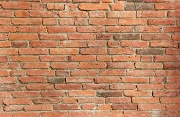 red brick wall