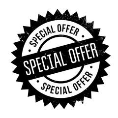 Obraz premium Special Offer stamp. Grunge design with dust scratches. Effects can be easily removed for a clean, crisp look. Color is easily changed.