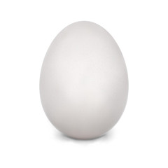 Chicken Egg. Isolated On White Background. Realistic Blank Of Natural Ecological Product. Healthy Food. Dietary . Easter Symbol.  Template For Your Design. Vector Illustration