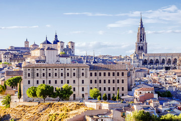 Naklejka premium panorama Toledo. Spain
