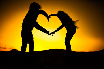 Obraz premium concept valentine day color of vintage tone