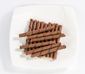 Chocolate Wafer Rolls