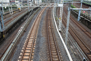 Fototapeta na wymiar Rail track