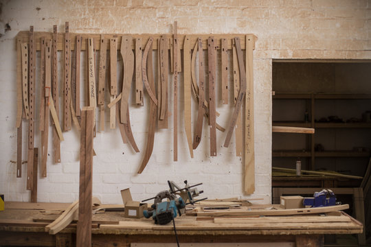 Workbench in woodwork