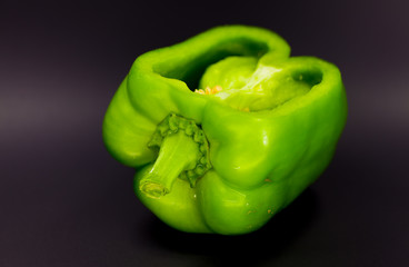 organic red fresh pepper (paprika)