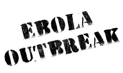 Ebola Outbreak stamp. Grunge design with dust scratches. Effects can be easily removed for a clean, crisp look. Color is easily changed.