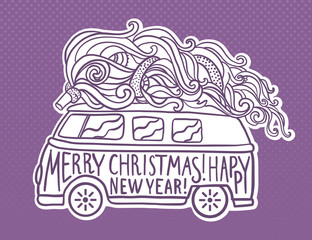 Beautiful vector card