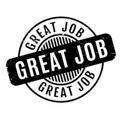 Great Job rubber stamp