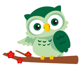 ふくろうイラスト