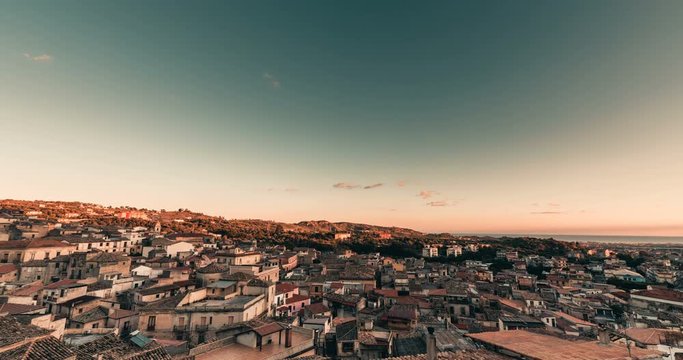 Time Lapse di Gioiosa Ionica vista Aerea
