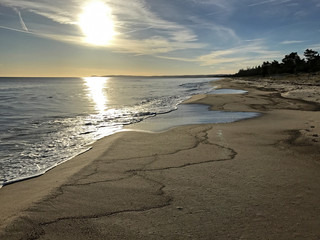 Baltic sea during winter