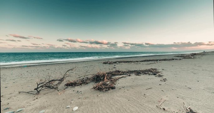 Time Lapse della Spiaggia in Calabria