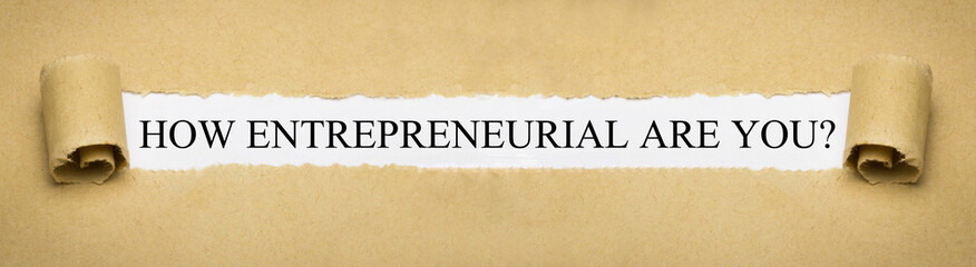How Entrepreneurial are You?