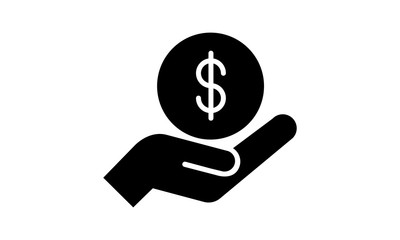Vektor - Hand mit Geld (Dollar/$) / Vector - Hand with money (Dollar/$)