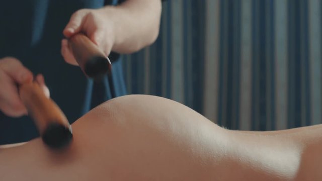 Tibetan massage with sticks