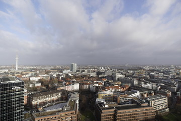 Obraz premium Skyline Hamburg
