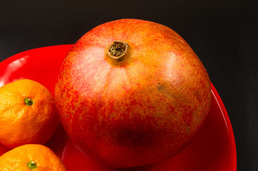 Assortment of exotic fruits