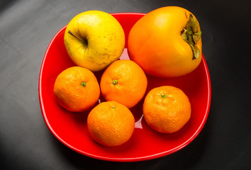 Assortment of exotic fruits