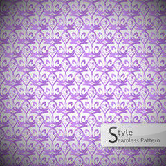 eyes purple vintage seamless pattern vector illustration