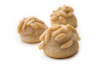 Pasta Reale, Sicilian pastries with almond paste and pine nuts