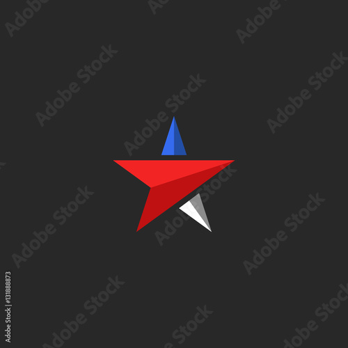 Free Printable American Flag Star Template