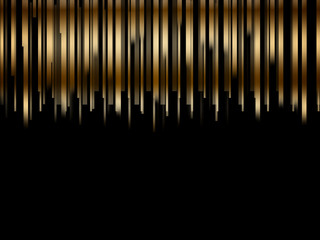 Naklejka premium Golden abstract stripe background