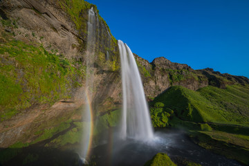 Seljalandsfoss Waterfall in Iceland 