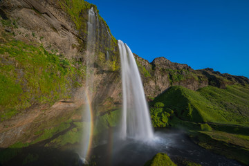 Obraz premium Seljalandsfoss Waterfall in Iceland 