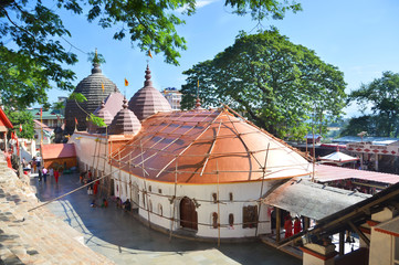 The Kamakhya Temple  -  Hindu temple dedicated to the mother goddess Kamakhya in  Guwahati city in Assam
