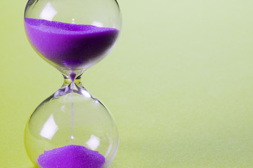 purple sand clock