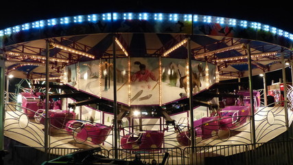 Carousel at night