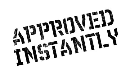 Approved Instantly rubber stamp