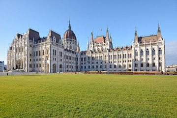 Fototapeta na wymiar Hungarian Parliament, Budapest, Hungary