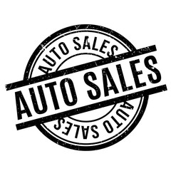 Auto Sales rubber stamp