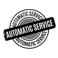 Automatic Service rubber stamp