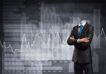 Businessman without head