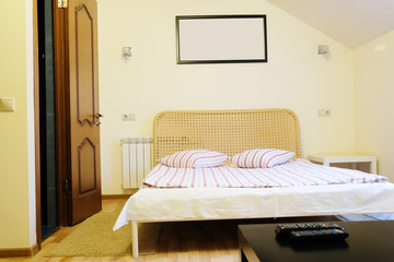 Interior of a hotel room