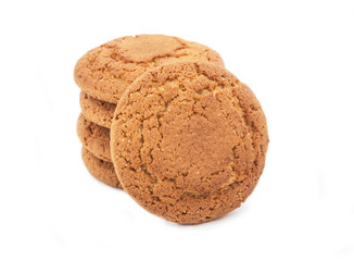 oatmeal cookies isolated