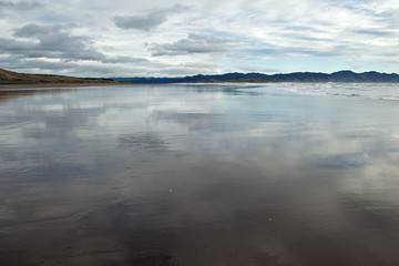 Kawhia beach, New Zealand