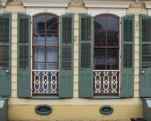 Windows in French Quarter Apartment